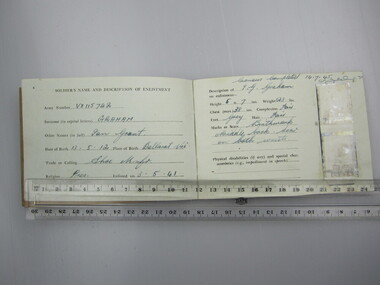 Record of Service Book