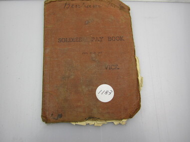 Soldier's Pay Book - on Active Service