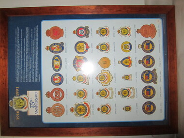 Poster - Framed   75th Anniversary RSL of Australia 1916-1991