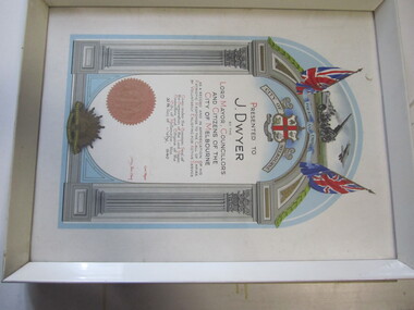 Certificate - Framed