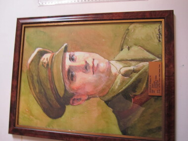 Painting - Framed VC Awardee William DUNSTAN