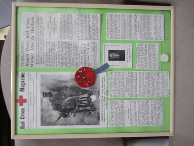 Memorabilia - Framed Newspaper Cuttings re William James HENRY