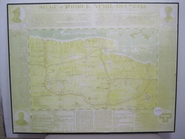 Posterboard - "Seige of Tobruk April - Decr. 1941"