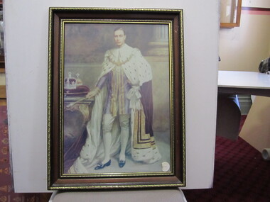 Painting - Framed King George VI