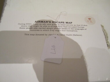 Cloth Map - Airman's Escape Map France, Belgium & Holland