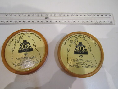 Coasters x 2 - "Rats of Tobruk Tasmania World Convention 1989  Launceston Tasmania Australia"