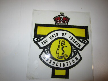 Logo - The Rats of Tobruk Association (laminated)