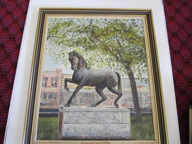 Painting - Ballarat's Memorial to Horses in War