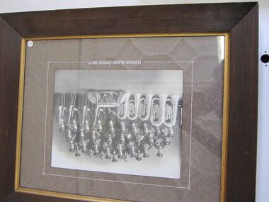 Photograph - Framed "Winners Albury Contest 1924" Ballarat Soldiers Memorial Band