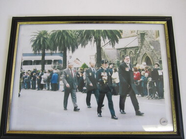 Photograph - Framed ANZAC Day 2001 Ballarat