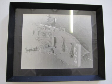 Photograph - Framed Aircraft Carrier P214