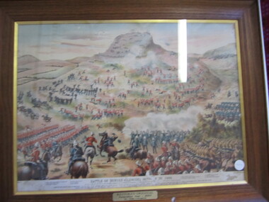 Print - Framed "Battle of Dundee (Glencoe), October 20, 1899"