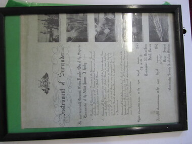 Poster - Instrument of Surrender 1945
