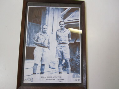 Photograph - Framed Sir Albert Coates & Weary Dunlop 1945