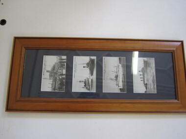Photographs - Framed x 4 Hospital Ship "Karoa"; Hospital Ship "Manunda"; Hospital Ship "Maunganui" & Troopship "Aquitania"