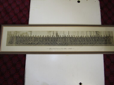 Photograph - Framed "Officers, NCOs and men of the 58 Bn - 1st AIF"