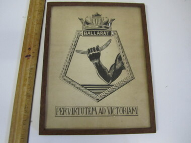Picture - Framed HMAS Ballarat Crest