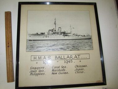Photograph - Framed HMAS Ballarat 1941-1945