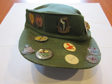 Cap - American with badges