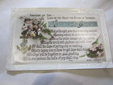 Postcard - "Thoughts In Absence"