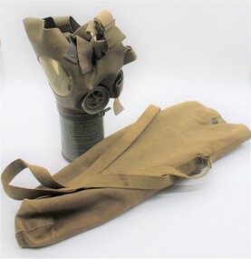 Gas mask US, Cambridge University Press, 1940s