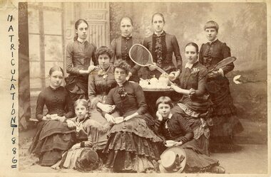 Photograph - original, George & Georges Federal Studios, [Matriculation 1886], approximately 1886