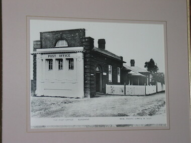 Black and White Photograph, Old Sunshine Post Office