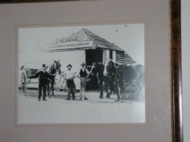 Black and White Photograph, J. Newman - Blacksmith