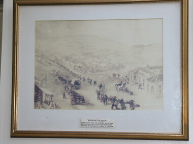 Black and White Photograph - reproduction, Flemington 1850