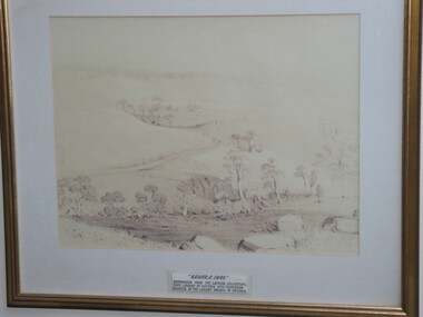 Black and White Photograph - reproduction, Keilor circa 1845