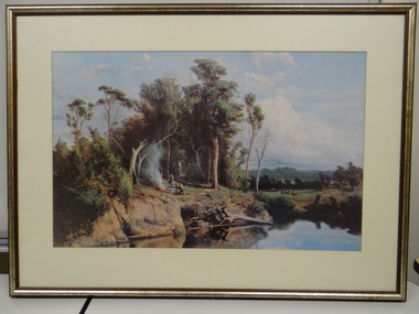 Reproduction of a painting, Unknown