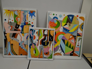3 x Abstract Paintings