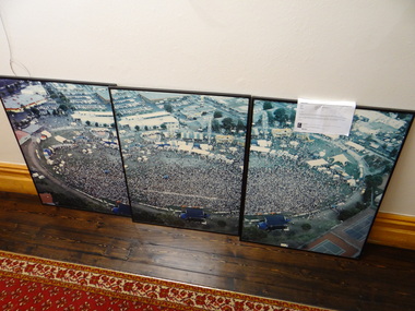 3 Panel Framed photo of first ever Brimbank Festival, 1999