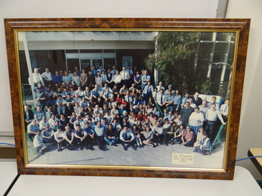 Framed photograph, City of Sunshine, Town Hall Staff 1994, 1994