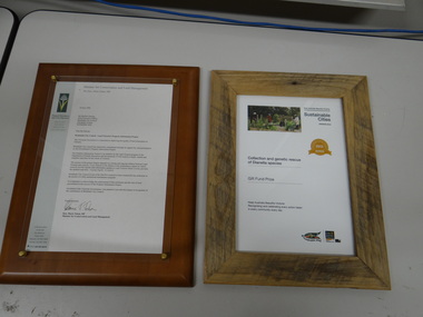 Environmental certificates x 2