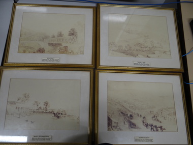Four Drawings, 4 x drawings (The Latrobe Collection)