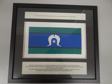 Framed Torres Strait Islander Flag, Torres Strait Islander Flag