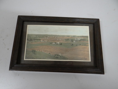 Small Framed reproduction of Painting, Keilor from Hill