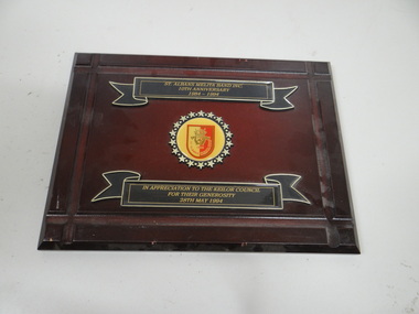 Wooden Plaque, Melita  BAnd, 1994