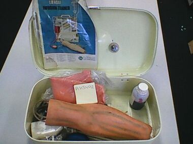 Infusion trainer, Laerdal, Laerdal, circa 1980s