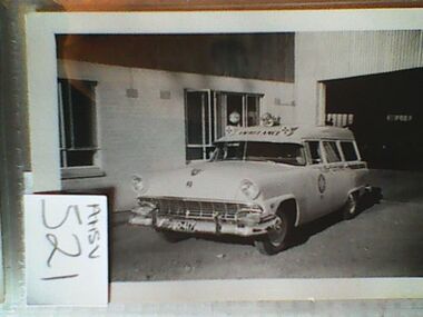 Photograph, Ambulance, Ford, Circa 1955