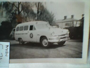 Photograph, Ambulance, Ford, Circa 1955
