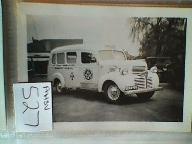 Photograph, Ambulance, Dodge, September 1955