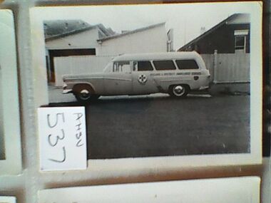 Photograph, Ambulance, Ford Mainline, circa 1955