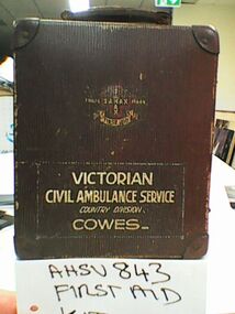 First Aid Kit, 1930s-1950s