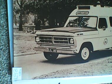 Photograph, Ambulance, Ford, F100, Circa 1983