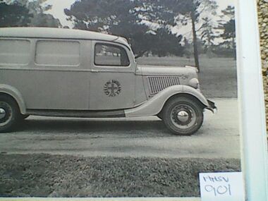 Photograph, Ambulance, 1934 Ford, Circa 1934