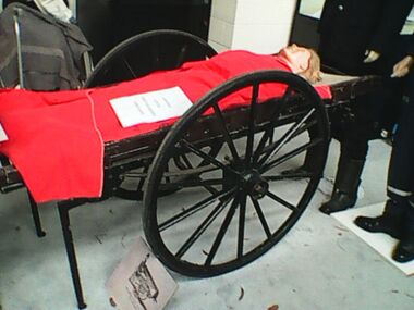 Ambulance, Cart, Human Propelled, Ashford Litter, 1887