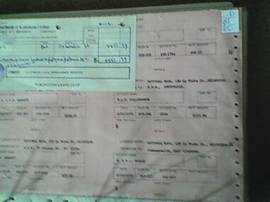 Document, Victorian Ambulance Service, Bank Pay Run, 4 December 1973