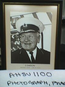 Photograph, framed, Superintendent-Secretary O. Shadlow, Circa 1978